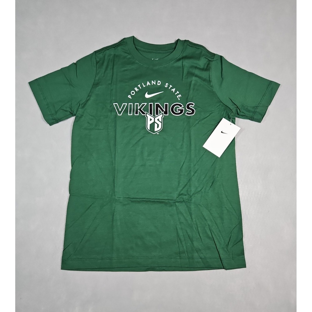 Nike Youth Green Portland‎ State Vikings Graphic T Shirt Size Large NWT